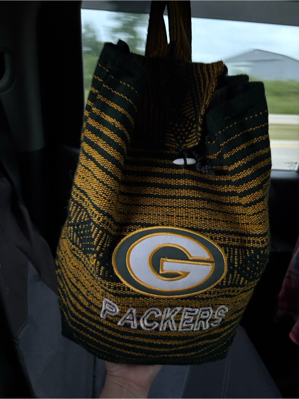 Green Bay Packers Woven Logo Bag - Green & Gold